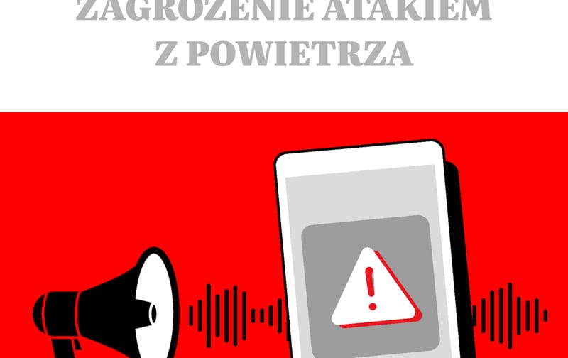 Gmina Adamówka rozpowszechnia instrukcję postępowania przy zagrożeniu z powietrza