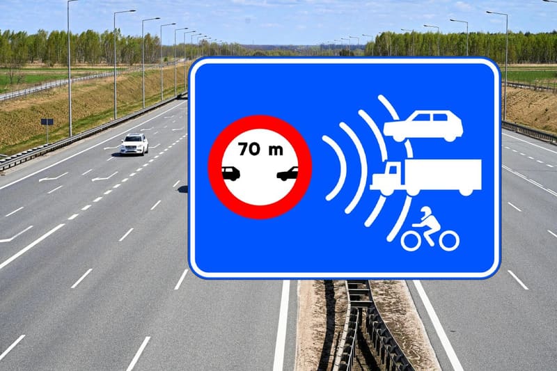 Nowy znak S-991f na drogach ekspresowych: co oznacza i jak zareagować
