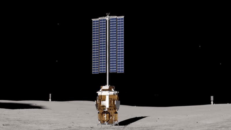 Blue Origin zaprezentował 20-metrową wieżę energetyczną na Księżyc
