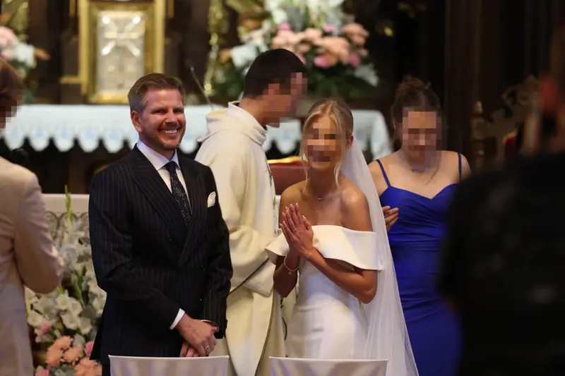 Filip Chajzer i 20-letnia Bianka pobrali się w Krakowie w sobotę 19 września