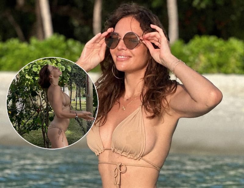 Anna Wendzikowska tęskni za latem i publikuje zdjęcia w beżowym bikini z Seszeli