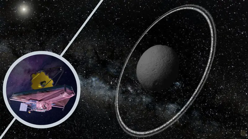 Teleskop Webba odkrył zmiany w pierścieniach planetoidy Chariklo