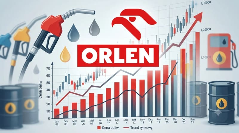 Akcje Orlenu w fazie korekty po skoku o 13%: analiza szans na dalszy wzrost