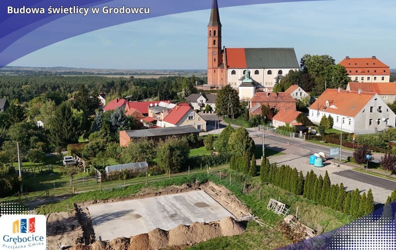 Budowa świetlicy w Grodowcu poszedła do przodu – fundamenty gotowe