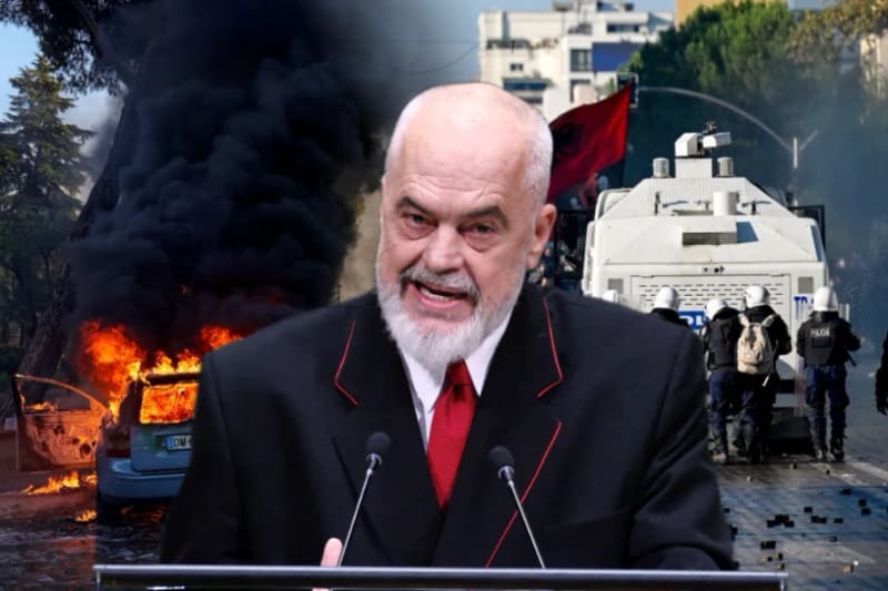 Premier Albanii Edi Rama odmawia rezygnacji mimo protestów studentów