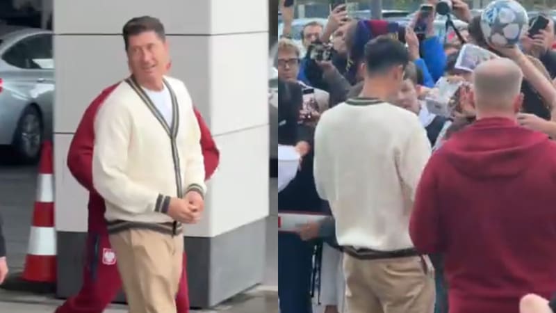 Zachowanie kibiców wobec Roberta Lewandowskiego po przyjeździe kadry do Warszawy