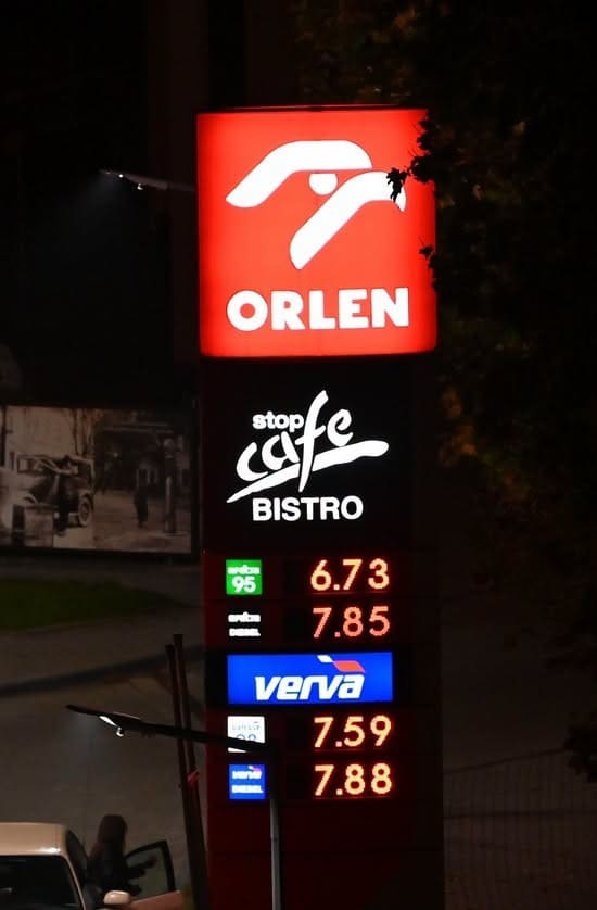 Paliwa tanieją: limit dla benzyny 95 wynosi 6,73 zł, dla diesla 7,88 zł