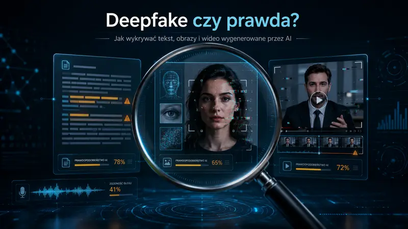 AI Act nakazuje oznaczać treści z AI. Jak samemu rozpoznać deepfake