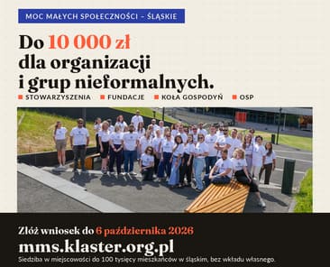 Konkurs mikrodotacji „Moc Małych Społeczności – Śląskie”: do 10 tys. zł na inicjatywy