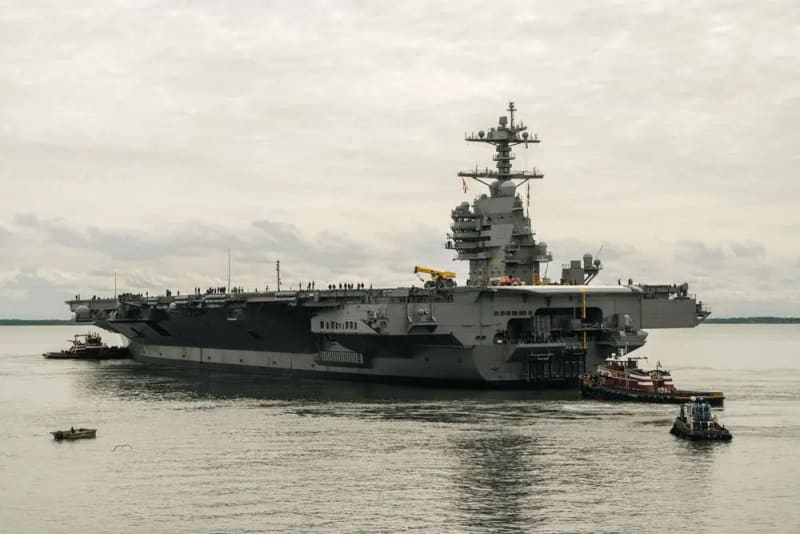 Statek CVN 79 John F. Kennedy przeszedł wstępne testy akceptacji
